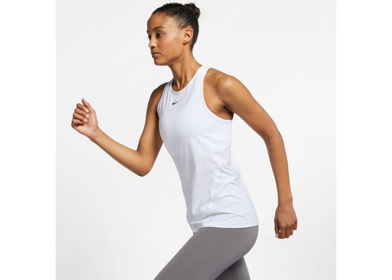 Naisten hihaton treenipaita Nike WMNS Pro Tank All Over Mesh W AO9966-100 kuvasuurennos