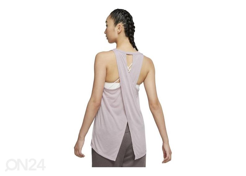 Naisten hihaton treenipaita Nike Yoga Dri-FIT kuvasuurennos