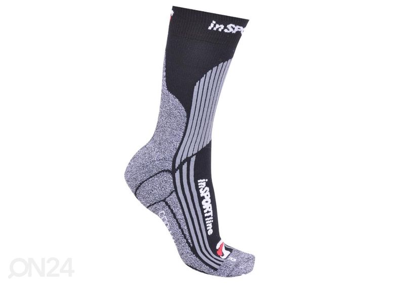 Naisten hiihtosukat inSPORTline valkoiset XXL 45-47 kuvasuurennos