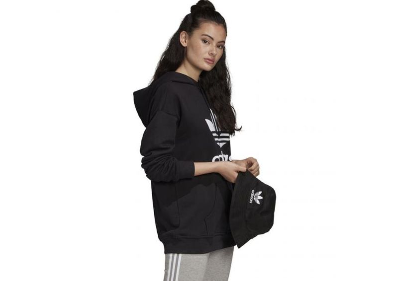 Naisten huppari adidas Trefoil Hoodie W FM3307 kuvasuurennos