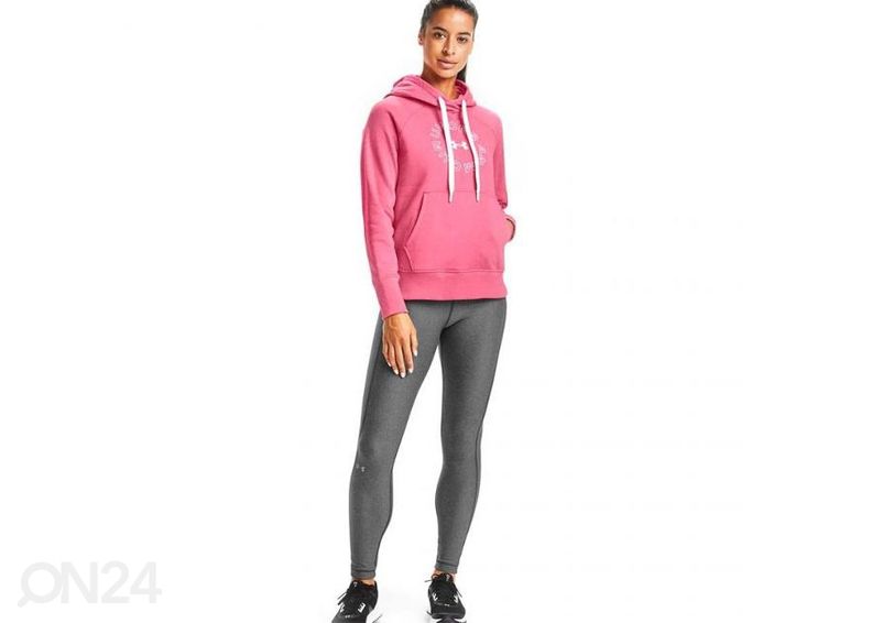 Naisten huppari Under Armour Rival Fleece Metallic Hoodie W kuvasuurennos