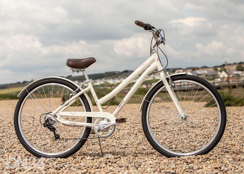 Naisten ja lasten kaupunkipyörä 27,5" Huffy Sienna Bone Satin kuvasuurennos