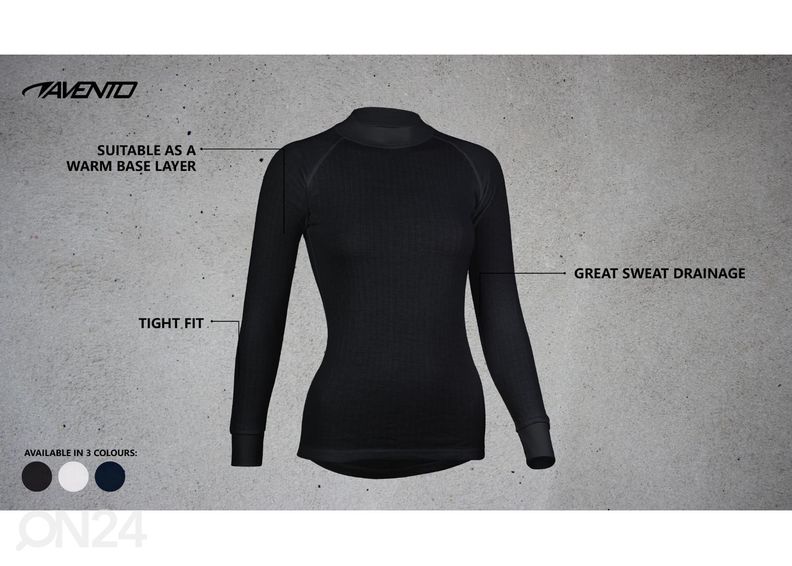 Naisten kerrastopaita 230 g Avento kuvasuurennos