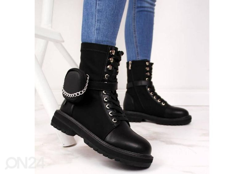 Naisten nahkaiset talvisaappaat Goe kuvasuurennos