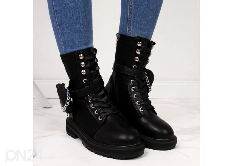 Naisten nahkaiset talvisaappaat Goe kuvasuurennos