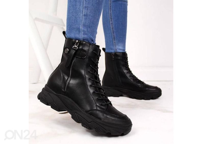 Naisten nahkaiset talvisaappaat Goe kuvasuurennos