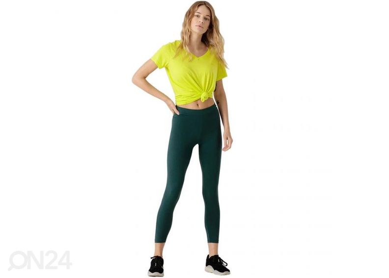 Naisten pitkät treenileggingsit 4F kuvasuurennos