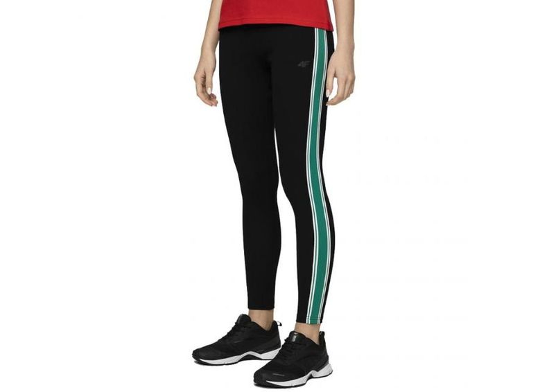 Naisten pitkät treenileggingsit 4F W H4L20 LEG011 20S kuvasuurennos