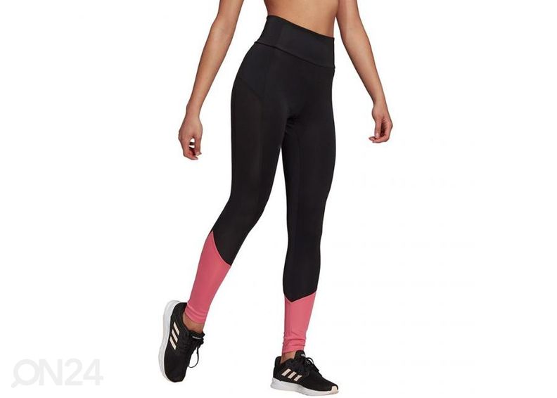 Naisten pitkät treenileggingsit Adidas Designed To Move Bi kuvasuurennos