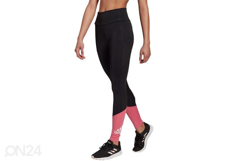 Naisten pitkät treenileggingsit Adidas Designed To Move Bi kuvasuurennos