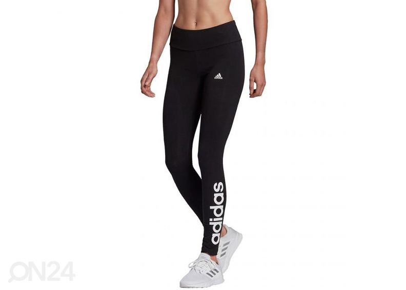 Naisten pitkät treenileggingsit Adidas Essentials High Waist kuvasuurennos