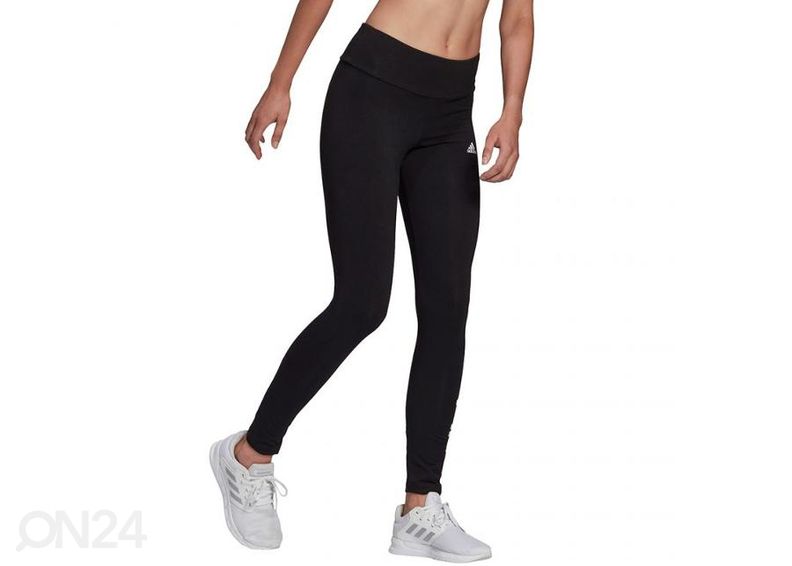 Naisten pitkät treenileggingsit Adidas Essentials High Waist kuvasuurennos