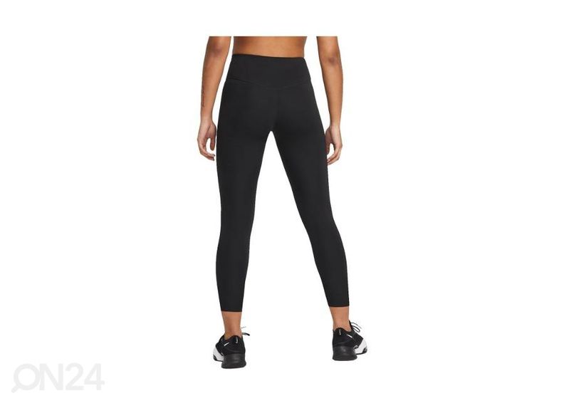 Naisten pitkät treenileggingsit Nike One Mid-Rise Crop kuvasuurennos