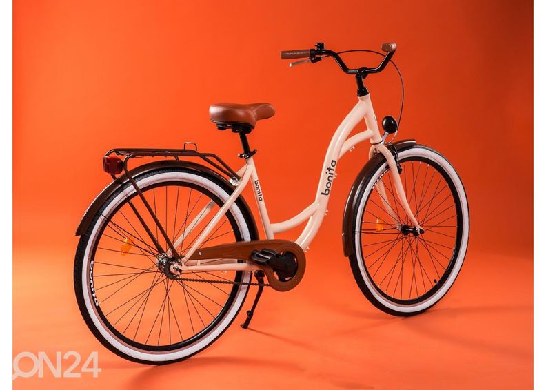 Naisten polkupyörä Burghardt 28 tuumainen Excelsior Juicy 3 vaihdetta kuvasuurennos