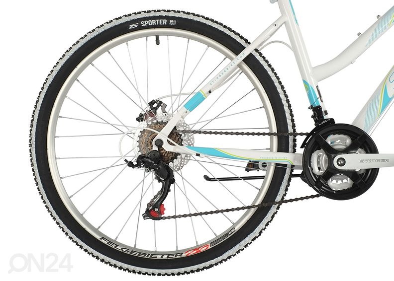 Naisten polkupyörä Stinger Latina D 26", valkoinen kuvasuurennos