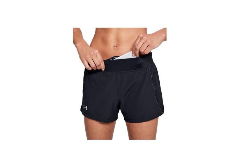Naisten shortsit Under Armour W Qualifier Speedpocket Short W 1342856-001 kuvasuurennos