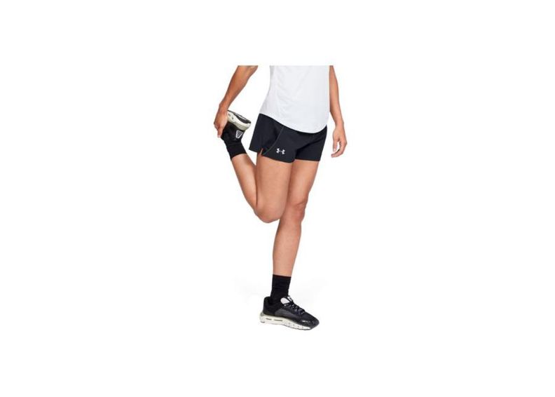 Naisten shortsit Under Armour W Qualifier Speedpocket Short W 1342856-001 kuvasuurennos
