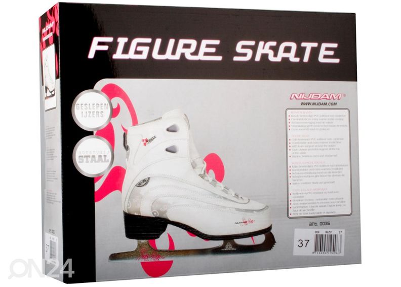 Naisten taitoluistimet Classic Decor softboot Nijdam kuvasuurennos