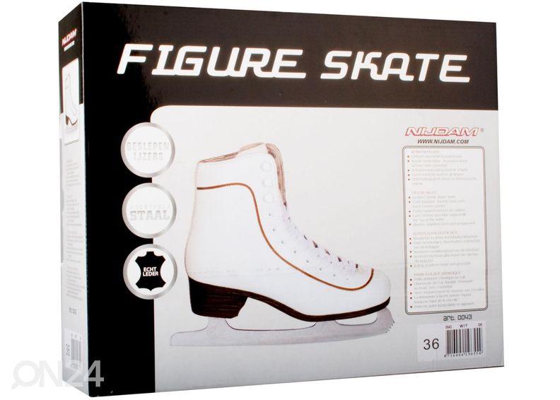 Naisten taitoluistimet Classic leather Nijdam kuvasuurennos