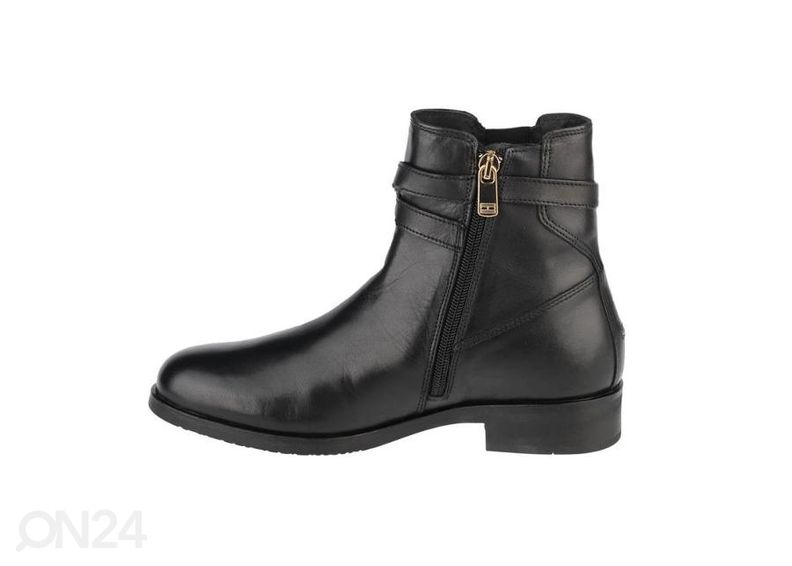 Naisten talvisaappaat Tommy Hilfiger Hardware On Belt Flat Boot W FW0FW05967-BDS kuvasuurennos