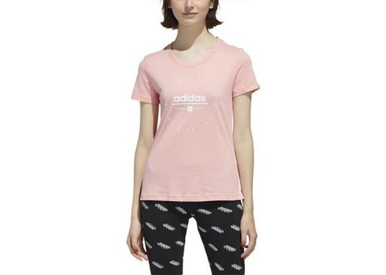 Naisten treenipaita adidas Clock Tee W FM6152 kuvasuurennos