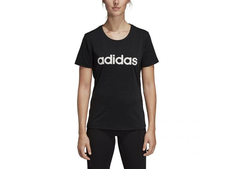 Naisten treenipaita adidas D2M Lo Tee W DS8724 kuvasuurennos