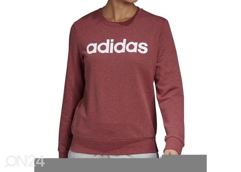 Naisten treenipaita Adidas Essentials Linear Crewneck W GD2956 kuvasuurennos