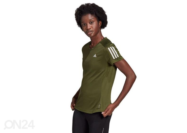 Naisten treenipaita Adidas Own The Run Tee kuvasuurennos