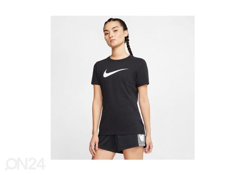 Naisten treenipaita Nike Dri-FIT Crew kuvasuurennos