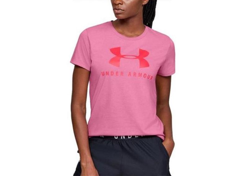 Naisten treenipaita Under Armour Graphic Sportstyle Classic Crew W 1346844-691 kuvasuurennos
