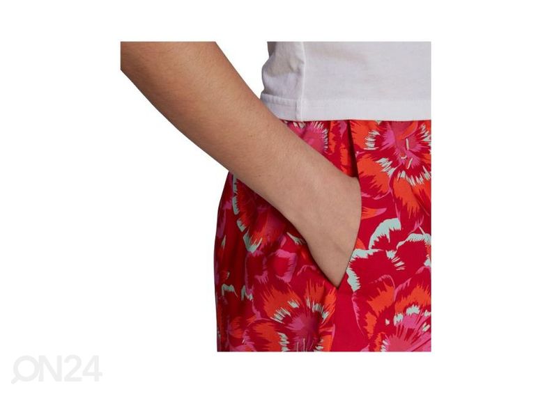 Naisten treenishortsit Adidas Farm Floral Print kuvasuurennos