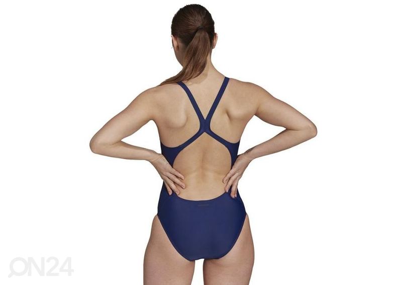 Naisten uimapuku Adidas SH3.RO Big Logo Swimsuit kuvasuurennos