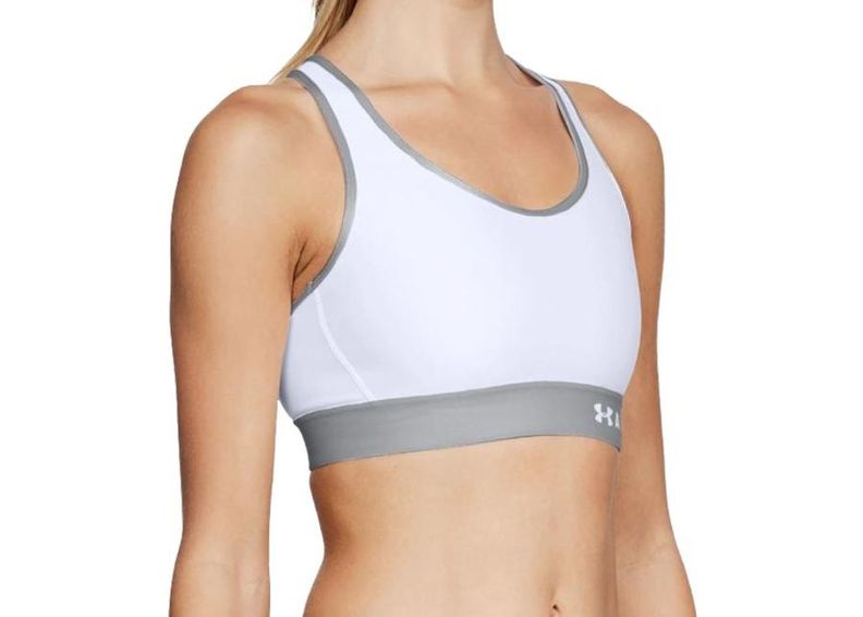 Naisten urheiluliivit Under Armour Mid Keyhole W 1307196-100 kuvasuurennos