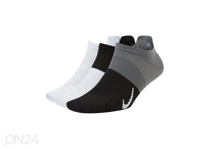 Naisten urheilusukat Nike Everyday Plus Ltwt Ns 3 paria kuvasuurennos