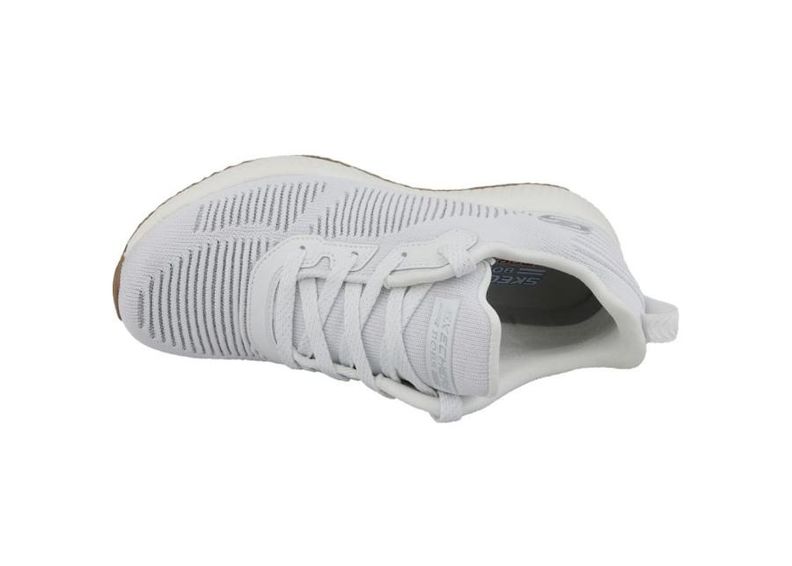 Naisten vapaa-ajan kengät Skechers Bobs Squad Glam W 31347-WHT kuvasuurennos