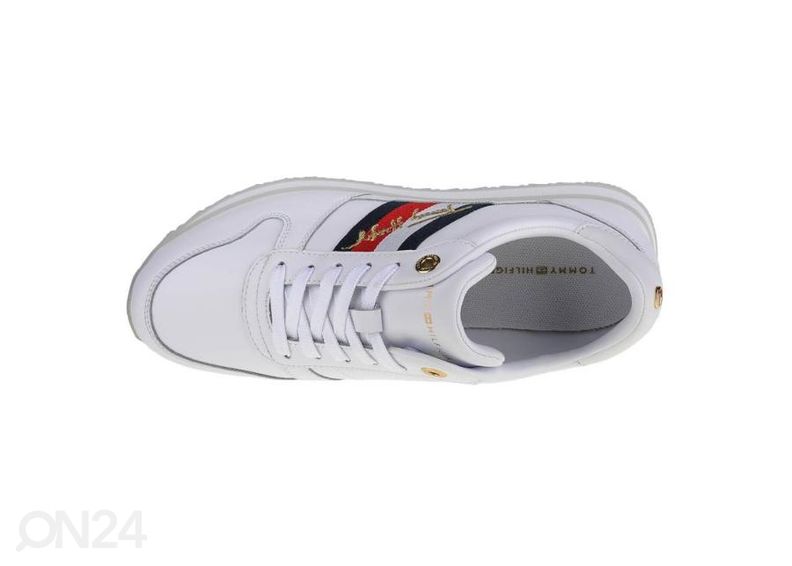 Naisten vapaa-ajan kengät Tommy Hilfiger Signature Runner Sneaker kuvasuurennos