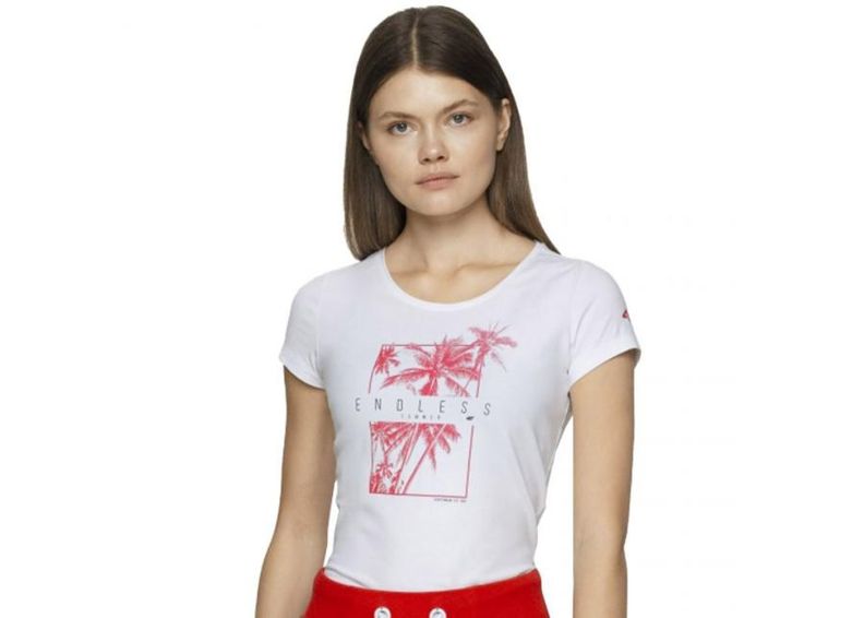 Naisten vapaa-ajanpaita 4F W H4L20 TSD025 10S kuvasuurennos