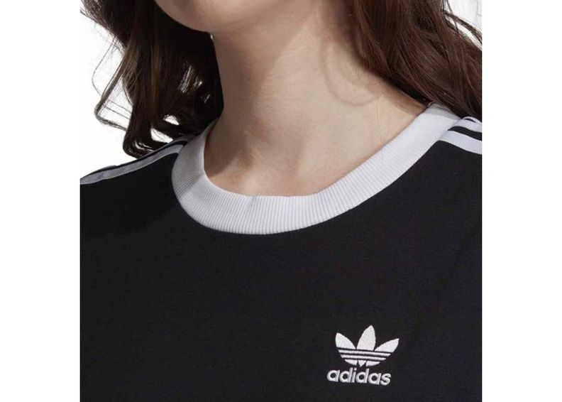 Naisten vapaa-ajanpaita adidas 3 Stripes Tee W ED7482 kuvasuurennos