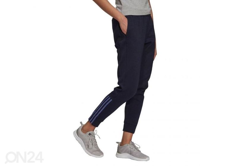 Naisten verryttelyhousut Adidas Essentials 3-Stripes kuvasuurennos