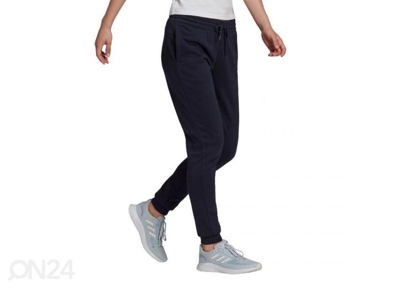 Naisten verryttelyhousut Adidas Essentials French Terry Logo kuvasuurennos