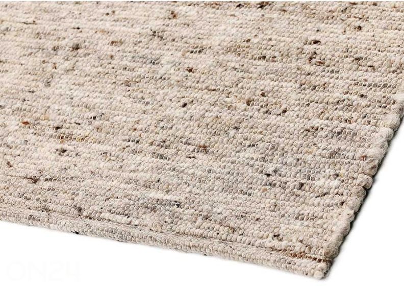 Narma käsinkudottu villamatto Hygge beige 160x230 cm kuvasuurennos