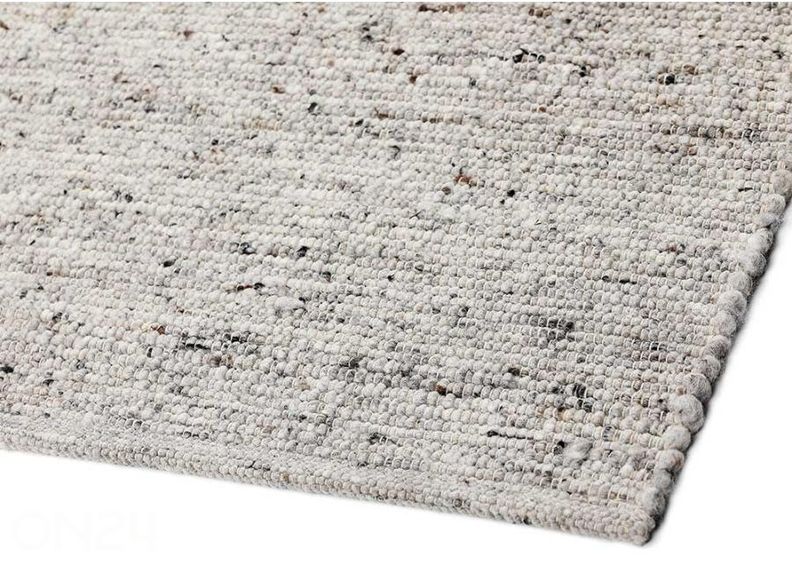 Narma käsinkudottu villamatto Hygge grey 160x230 cm kuvasuurennos