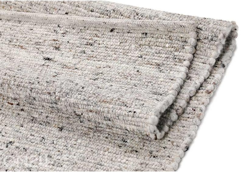 Narma käsinkudottu villamatto Hygge grey 160x230 cm kuvasuurennos