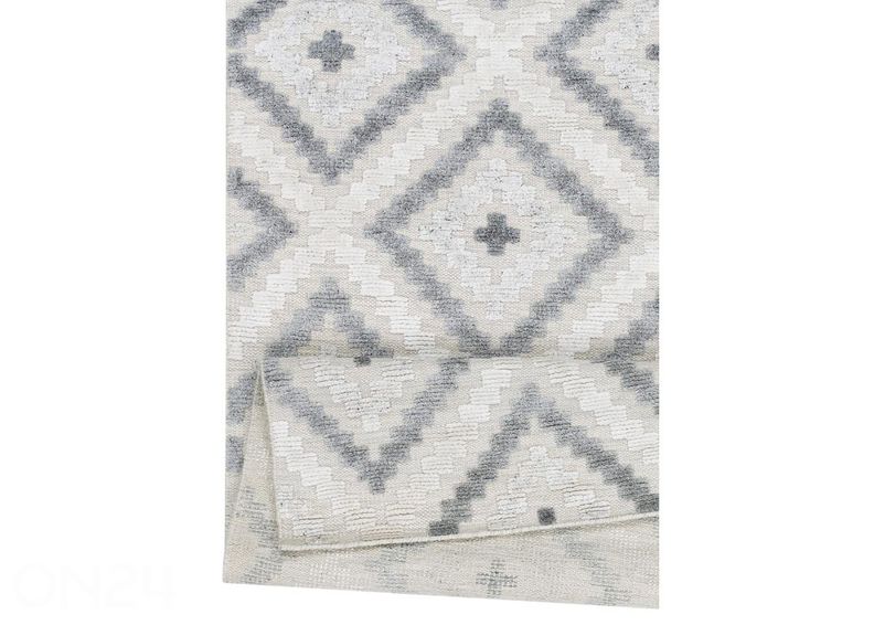 Narma käsinkudottu villamatto Madona natural 160x230 cm kuvasuurennos