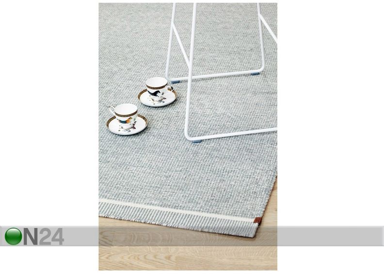 Narma käsinkudottu villamatto Nummela grey 140x200 cm kuvasuurennos