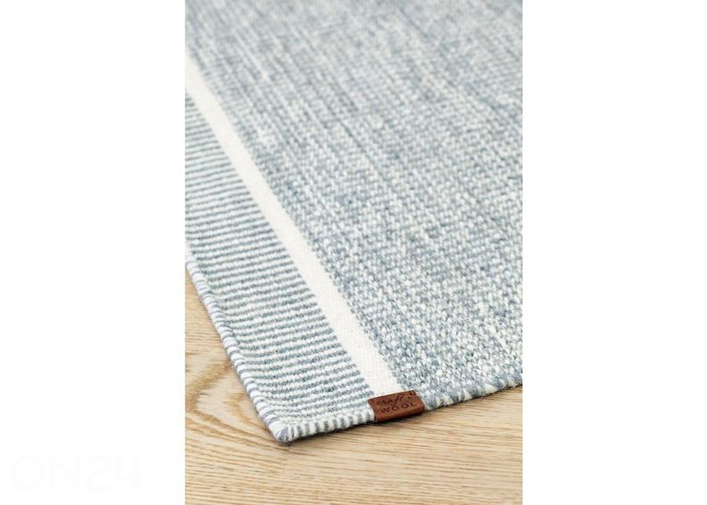 Narma käsinkudottu villamatto Nummela grey 160x230 cm kuvasuurennos