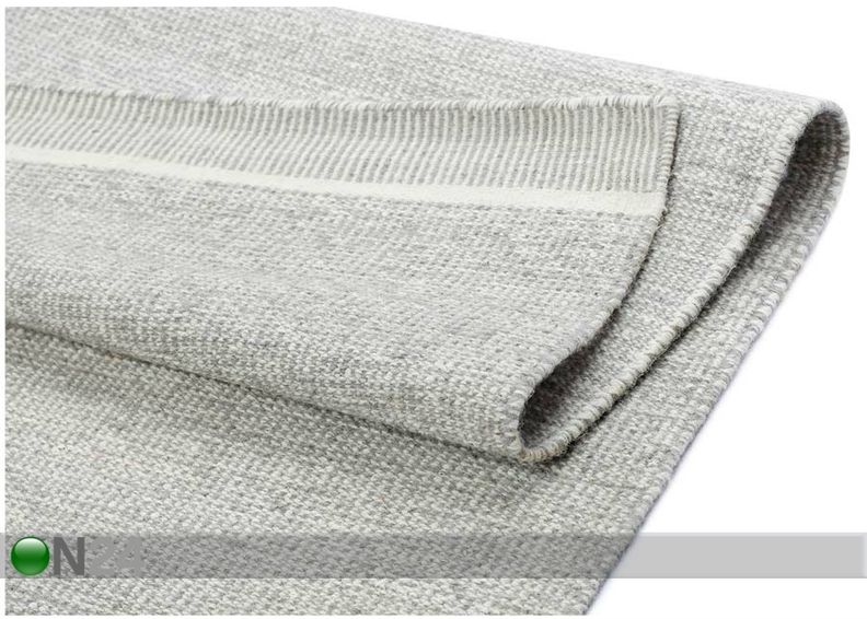 Narma käsinkudottu villamatto Nummela grey 160x230 cm kuvasuurennos