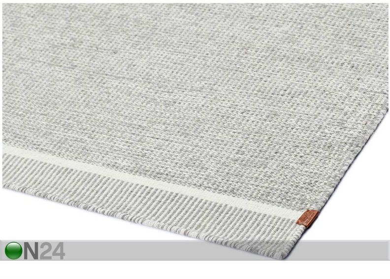 Narma käsinkudottu villamatto Nummela grey 160x230 cm kuvasuurennos