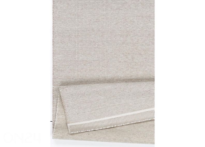 Narma käsinkudottu villamatto Nummela linen 160x230 cm kuvasuurennos