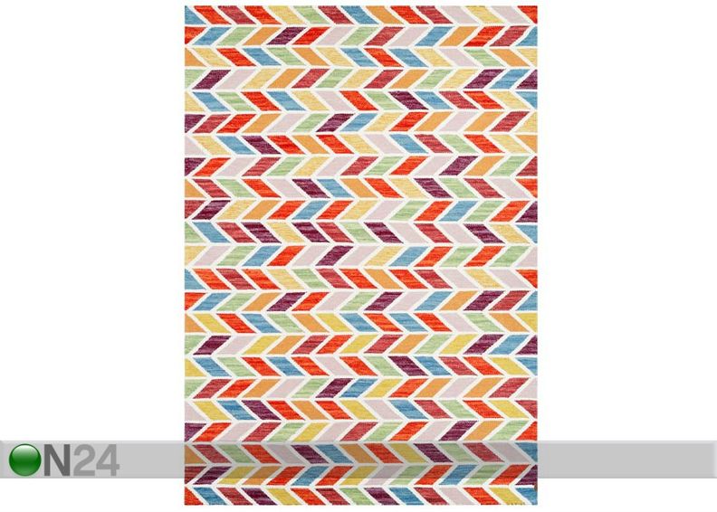Narma käsinkudottu villamatto Talsi multi 160x230 cm kuvasuurennos